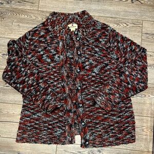 Woolrich xl colorful indie sweater boho chic